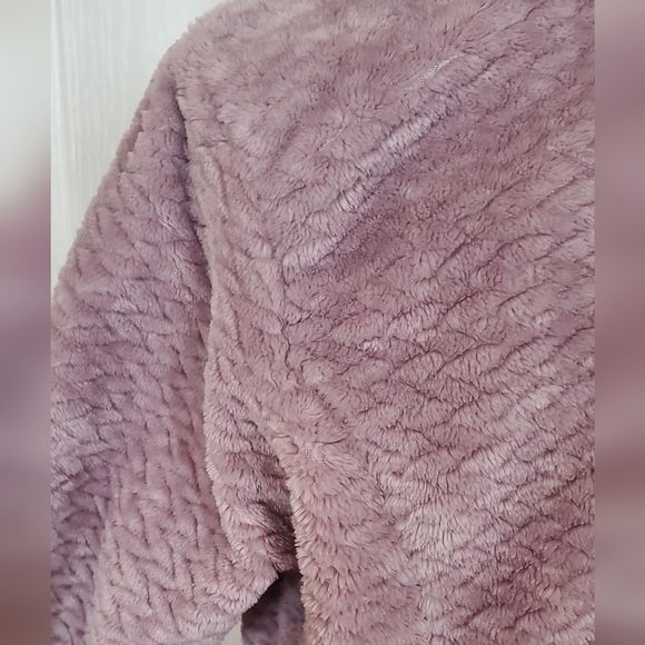 Free2B braided butter pile, light purple zipper jacket. Sz S - Picture 9 of 15